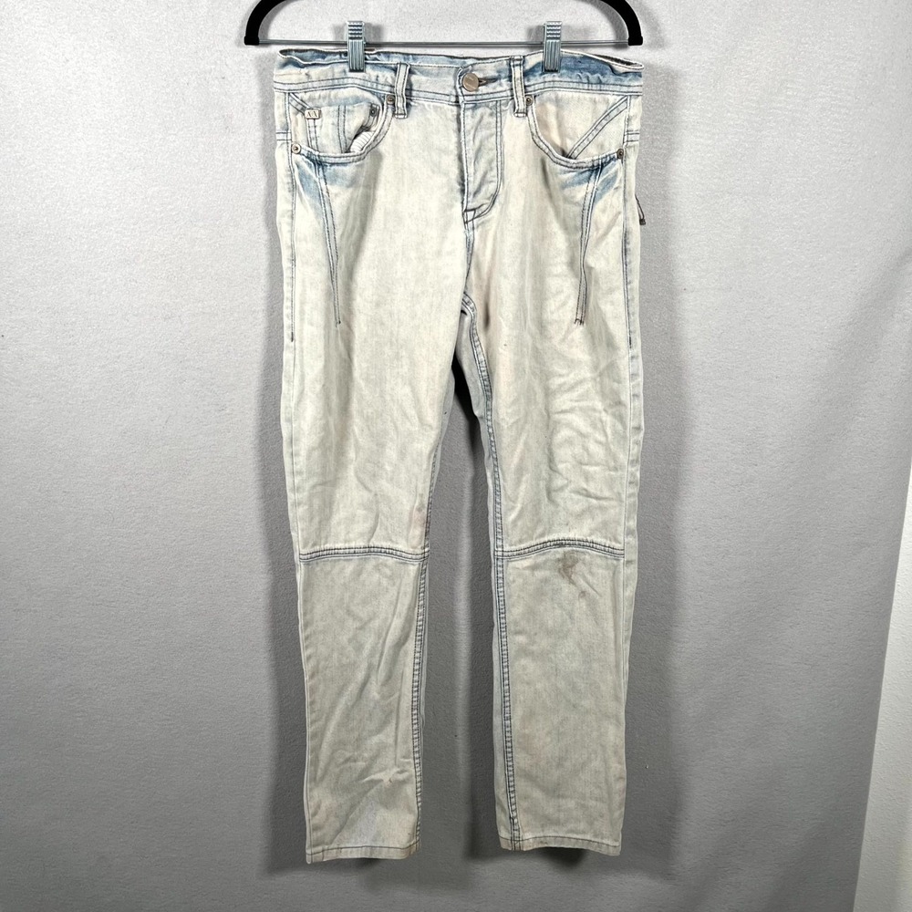 AX Armani Exchange Jeans Mens 30 Blue Denim Light Wash Straight Leg Casual